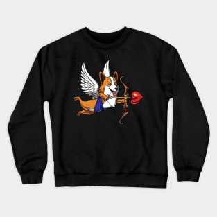 Corgi Dog Cupid Crewneck Sweatshirt